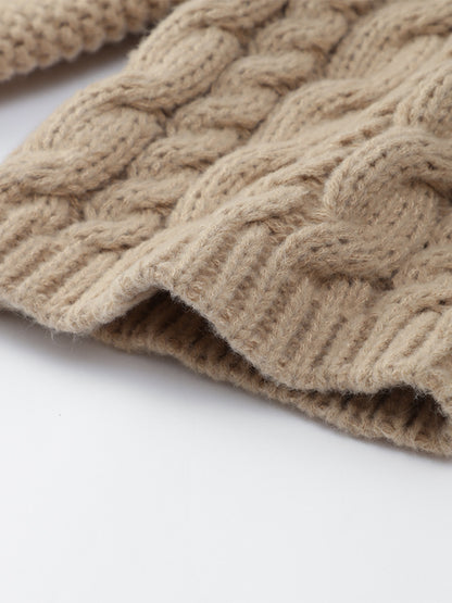 Kabelgestrickter Cozy Pullover