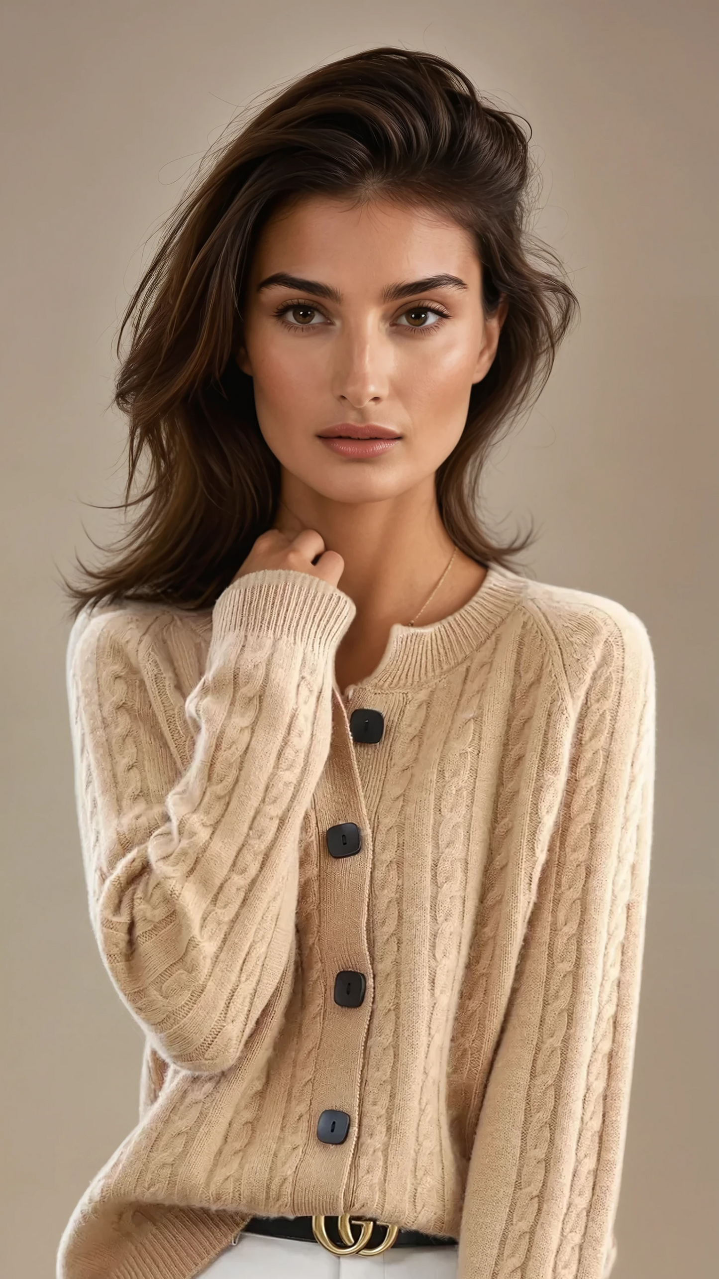 Zeitloser Strick-Cardigan