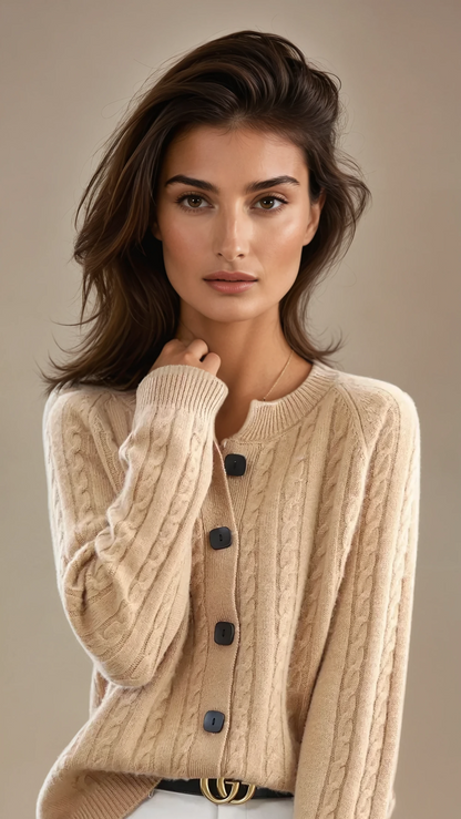 Zeitloser Strick-Cardigan