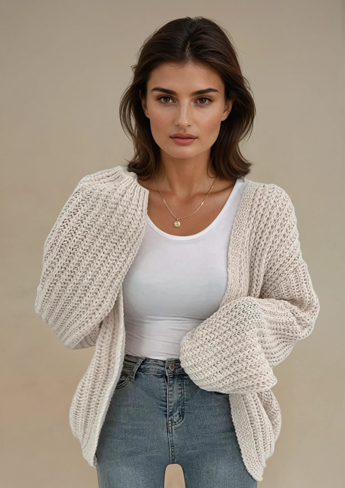 Zeitloses Strick-Vest