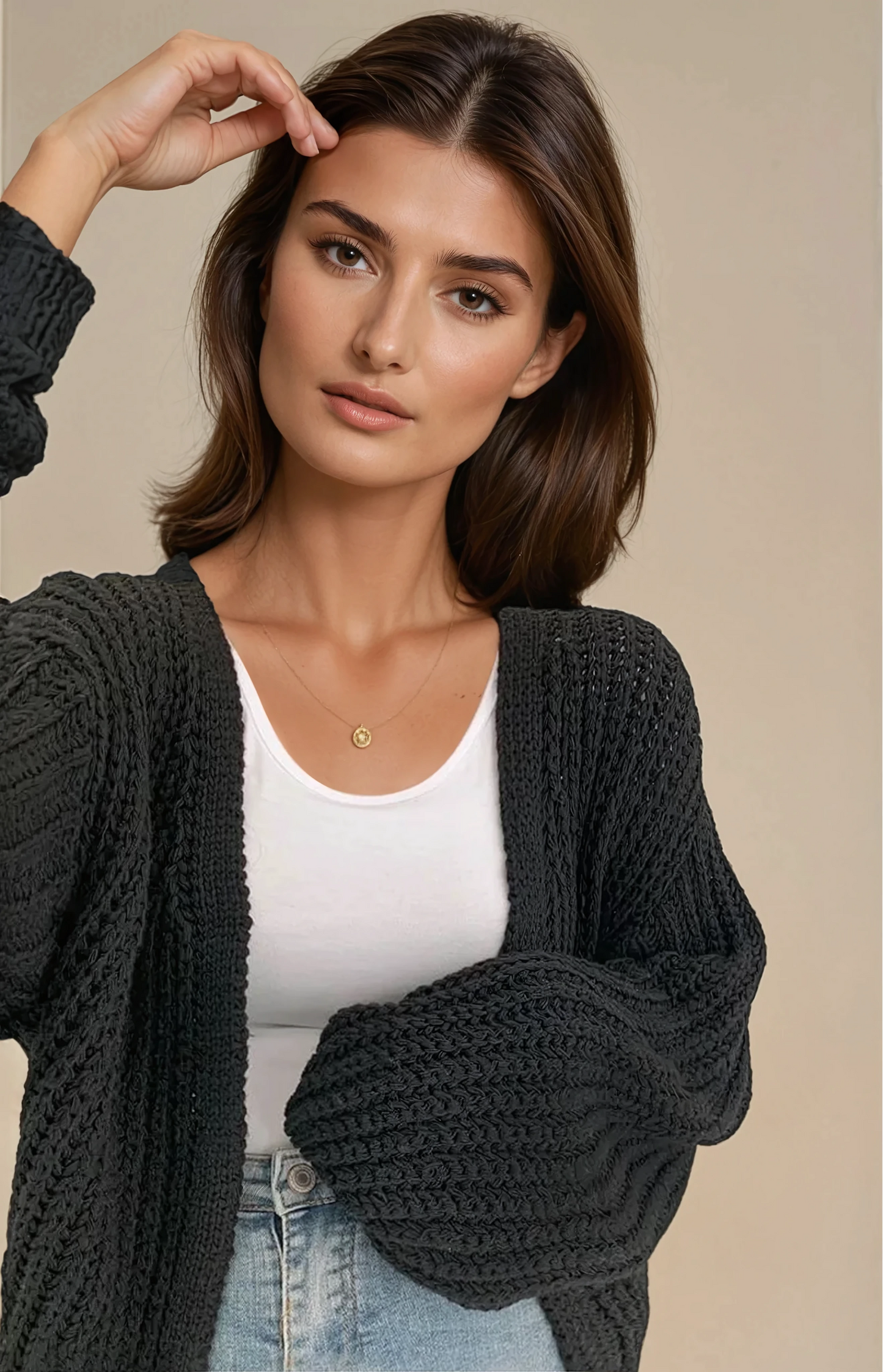 Zeitloses Strick-Vest