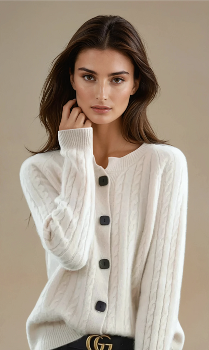 Zeitloser Strick-Cardigan